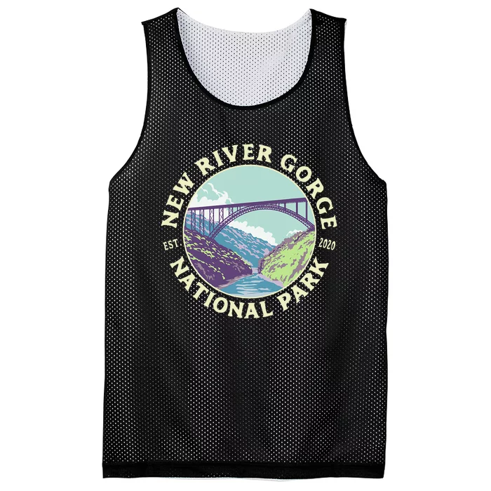 New River Gorge National Park And Preserve West Virginia Mesh Reversible Basketball Jersey Tank