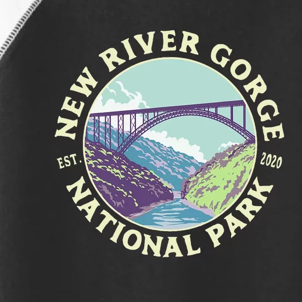 New River Gorge National Park And Preserve West Virginia Toddler Fine Jersey T-Shirt