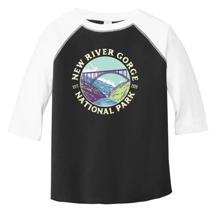 New River Gorge National Park And Preserve West Virginia Toddler Fine Jersey T-Shirt