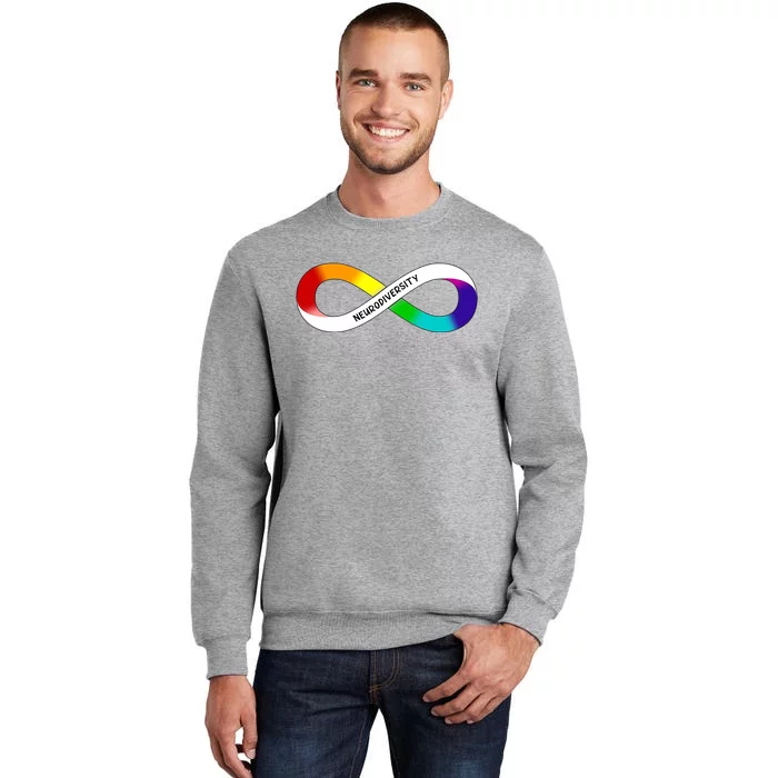 Neurodiversity Rainbow Infinity Symbol Sweatshirt