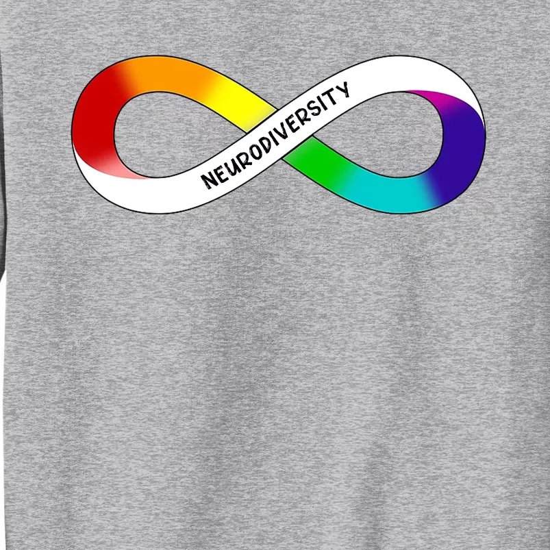 Neurodiversity Rainbow Infinity Symbol Sweatshirt