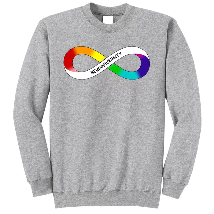 Neurodiversity Rainbow Infinity Symbol Sweatshirt