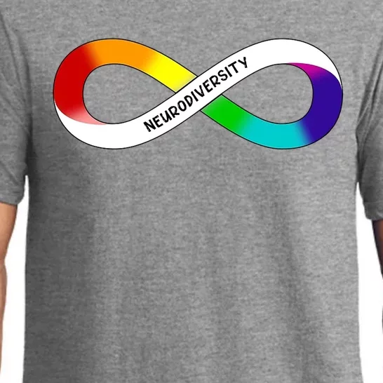 Neurodiversity Rainbow Infinity Symbol Pajama Set