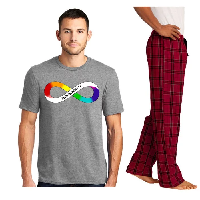 Neurodiversity Rainbow Infinity Symbol Pajama Set