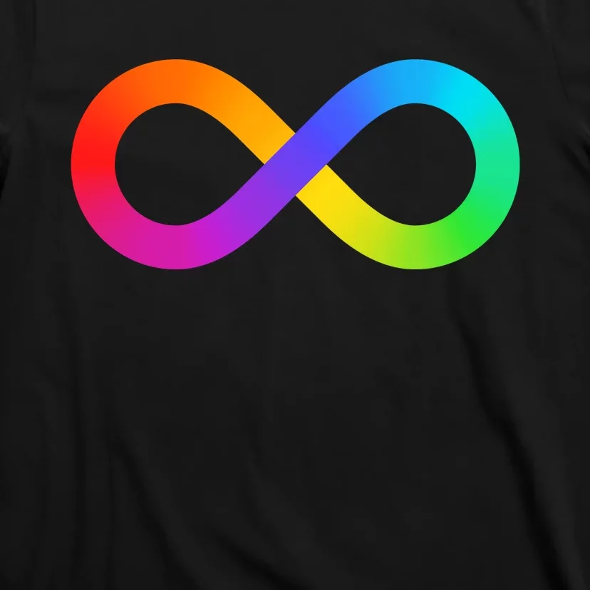 Neurodiversity Rainbow Infinity Autism T-Shirt