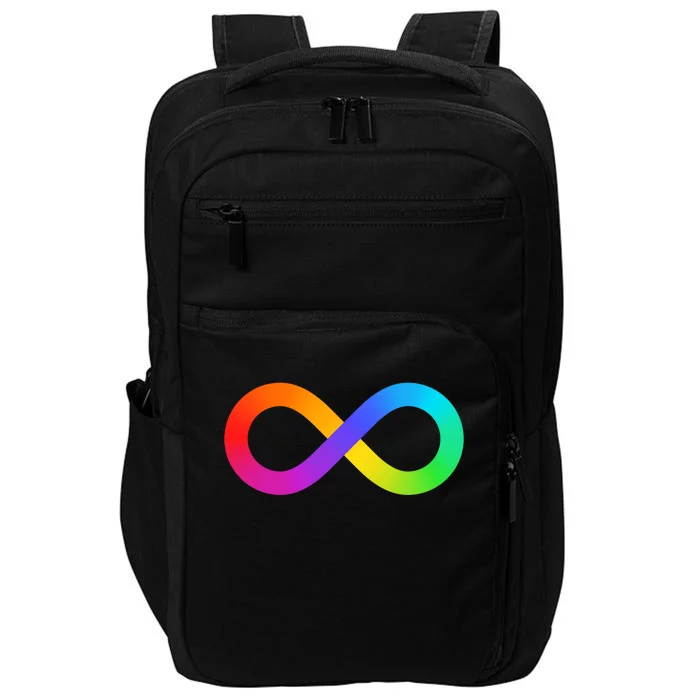 Neurodiversity Rainbow Infinity Autism Impact Tech Backpack