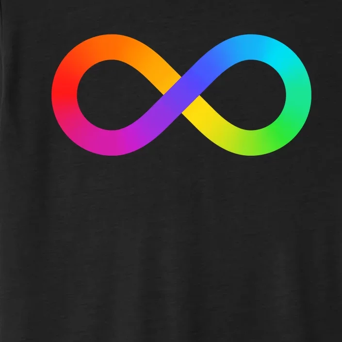 Neurodiversity Rainbow Infinity Autism ChromaSoft Performance T-Shirt