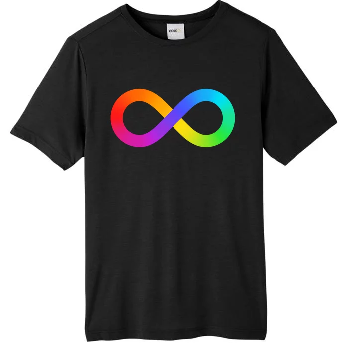 Neurodiversity Rainbow Infinity Autism ChromaSoft Performance T-Shirt