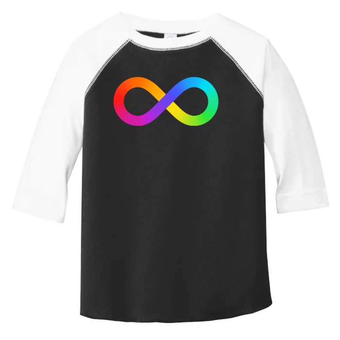 Neurodiversity Rainbow Infinity Autism Toddler Fine Jersey T-Shirt