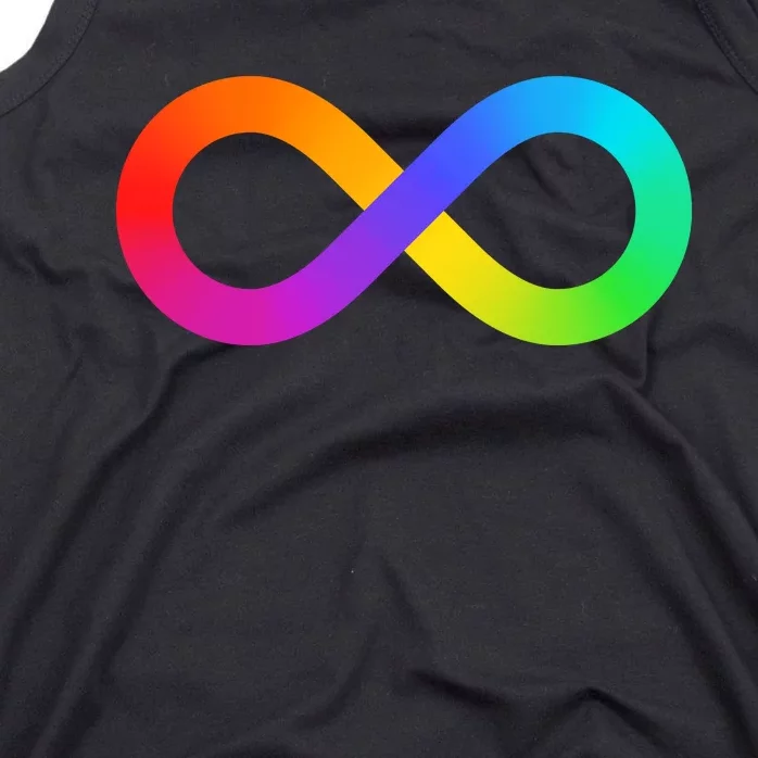 Neurodiversity Rainbow Infinity Autism Tank Top