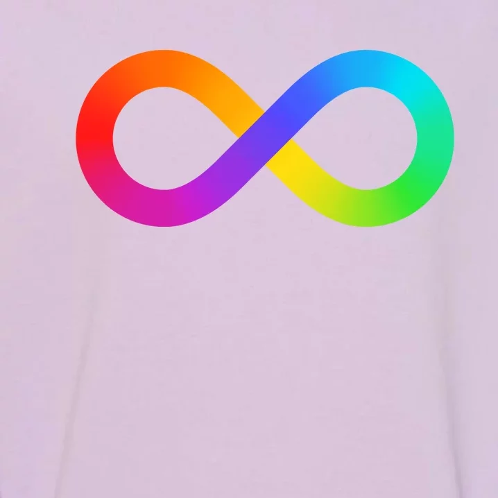 Neurodiversity Rainbow Infinity Autism Garment-Dyed Sweatshirt