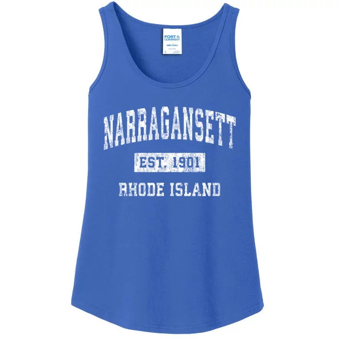 Narragansett Rhode Island Ri Vintage Sports Ladies Essential Tank