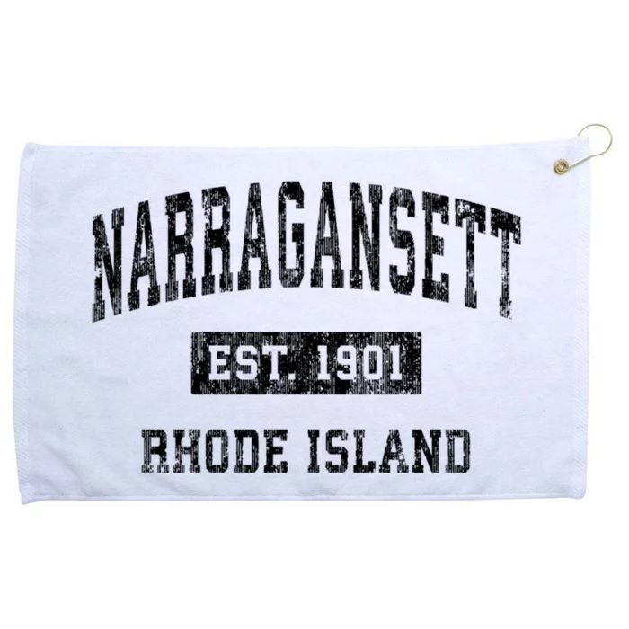 Narragansett Rhode Island Ri Vintage Sports Grommeted Golf Towel