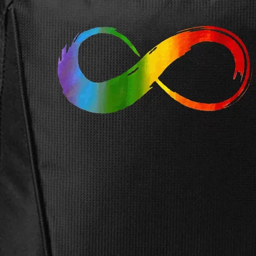 Neurodiversity Rainbow Infinity For Neurodivergent Pride 2 City Backpack