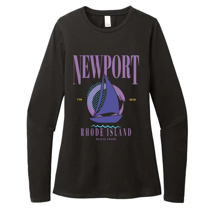 Newport Rhode Island Saling Womens CVC Long Sleeve Shirt