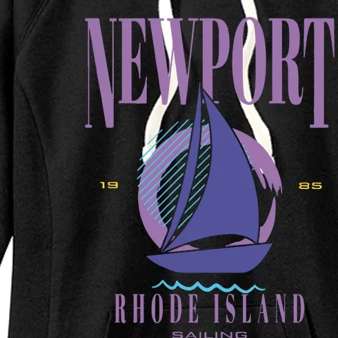 Newport Rhode Island Saling Women's Fleece Hoodie