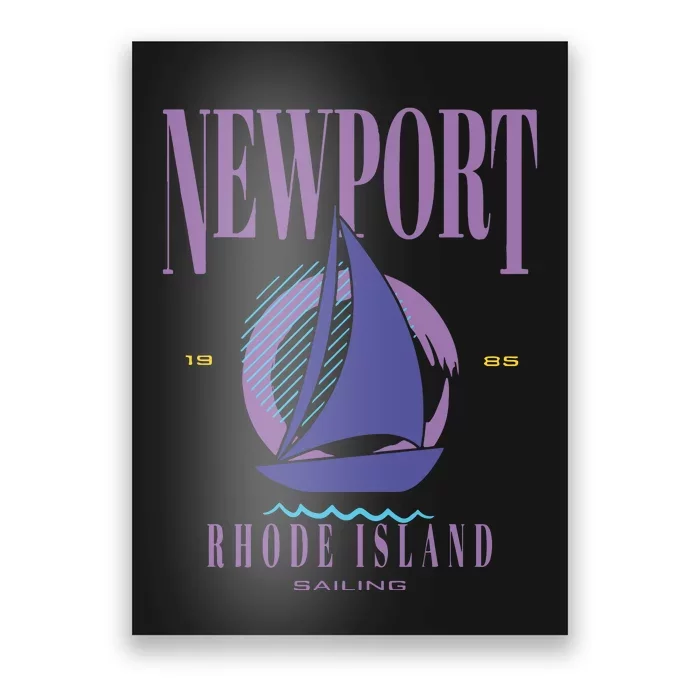 Newport Rhode Island Saling Poster