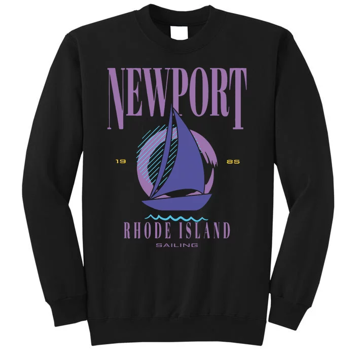 Newport Rhode Island Saling Tall Sweatshirt