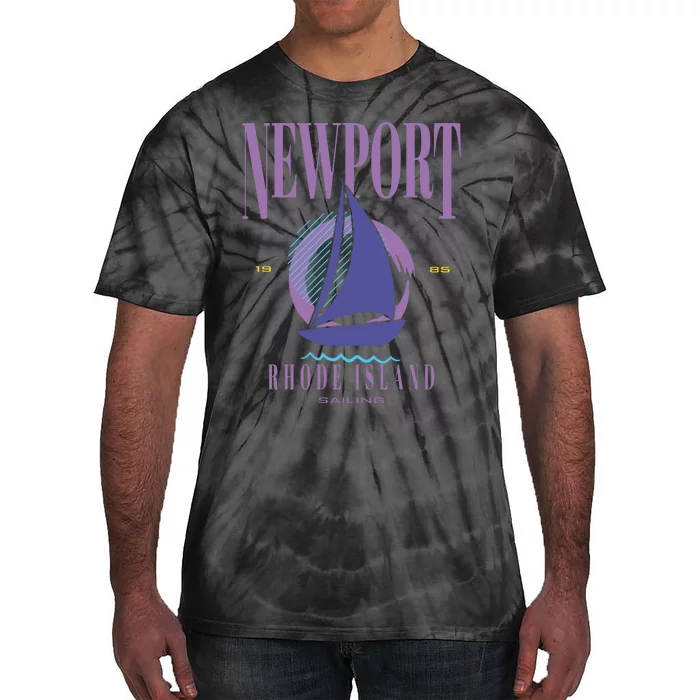 Newport Rhode Island Saling Tie-Dye T-Shirt