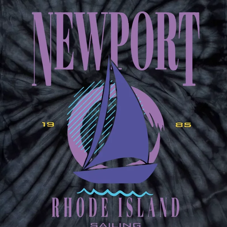 Newport Rhode Island Saling Tie-Dye T-Shirt