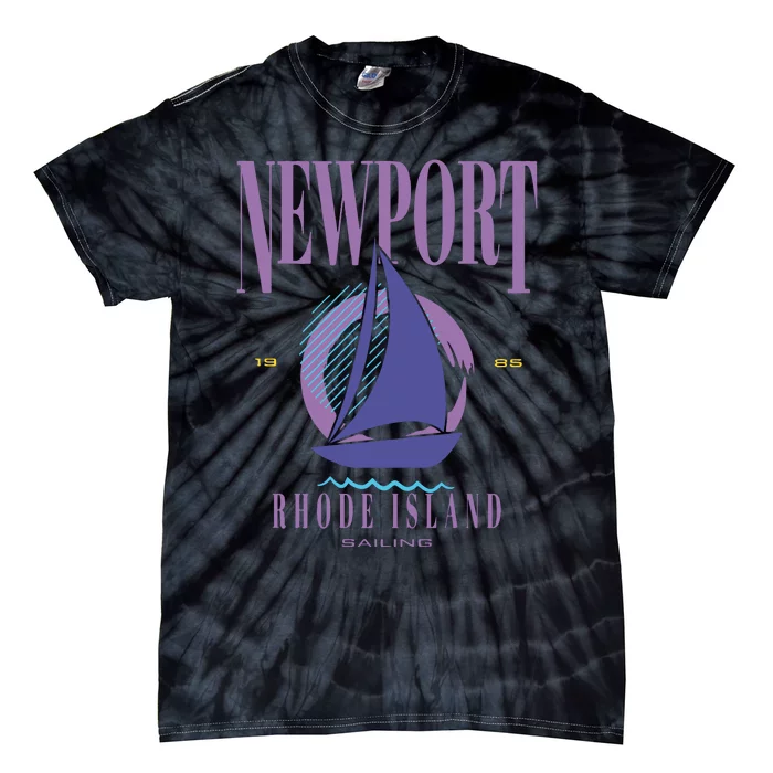 Newport Rhode Island Saling Tie-Dye T-Shirt