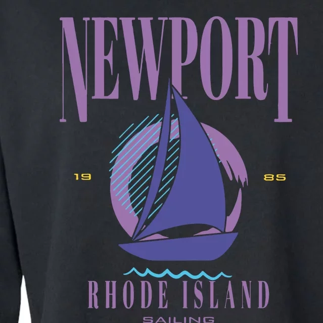 Newport Rhode Island Saling Cropped Pullover Crew