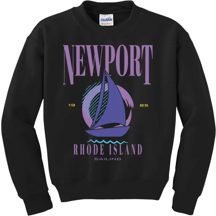 Newport Rhode Island Saling Kids Sweatshirt