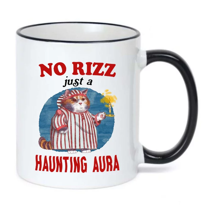 No Rizz Just Haunting Aura Black Color Changing Mug