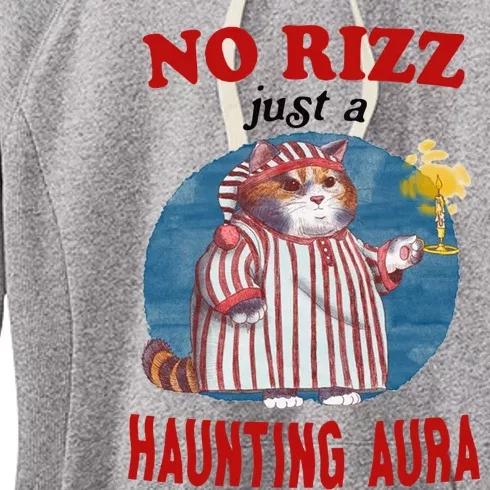 No Rizz Just Haunting Aura Women's Fleece Hoodie