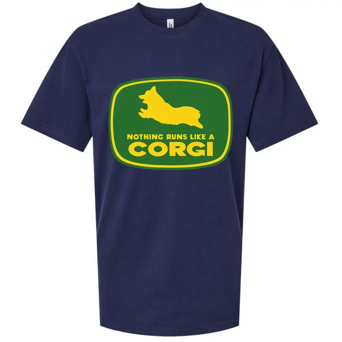 Nothing Runs Like A Corgi Sueded Cloud Jersey T-Shirt