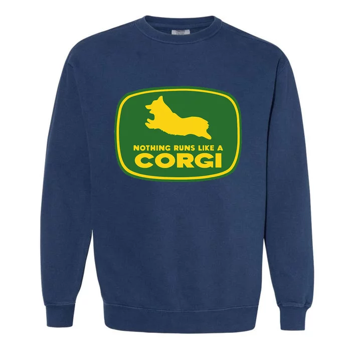 Nothing Runs Like A Corgi Garment-Dyed Sweatshirt