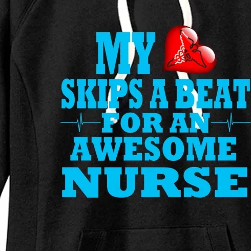 Nurse Rn Lpn Valentines Specialized Nursing Job Loved One Cute Gift Women's Fleece Hoodie