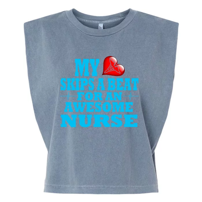 Nurse Rn Lpn Valentines Specialized Nursing Job Loved One Cute Gift Garment-Dyed Women's Muscle Tee