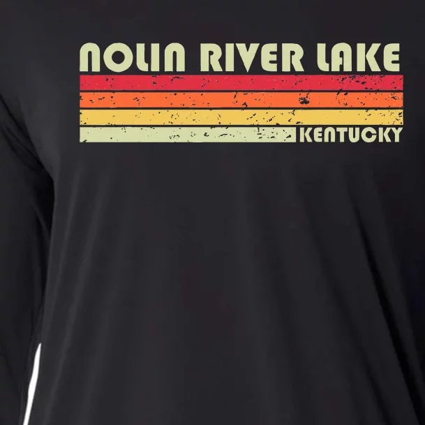 Nolin River Lake Kentucky Funny Fishing Camping Summer Cooling Performance Long Sleeve Crew