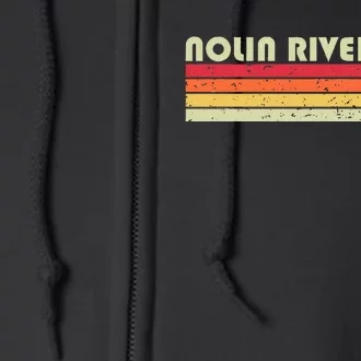 Nolin River Lake Kentucky Funny Fishing Camping Summer Full Zip Hoodie