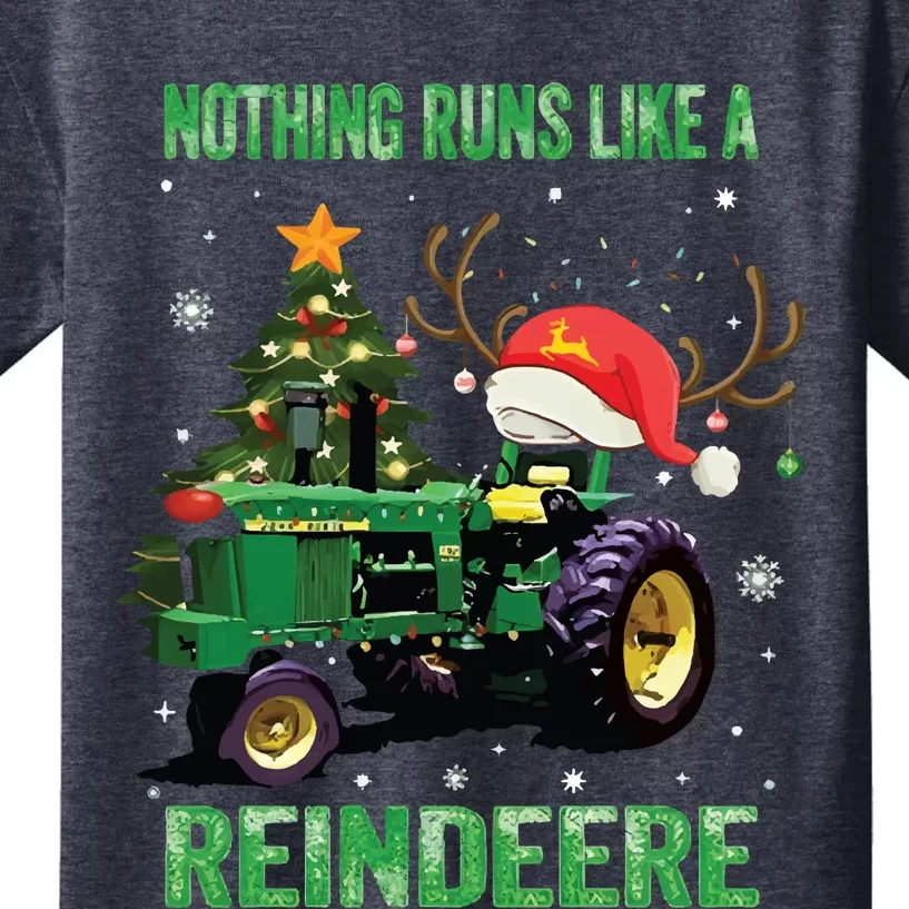 Nothing Runs Like A Reindeere Christmas Kids T-Shirt