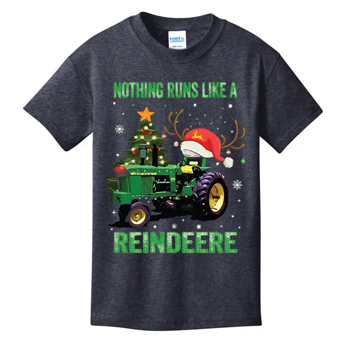 Nothing Runs Like A Reindeere Christmas Kids T-Shirt