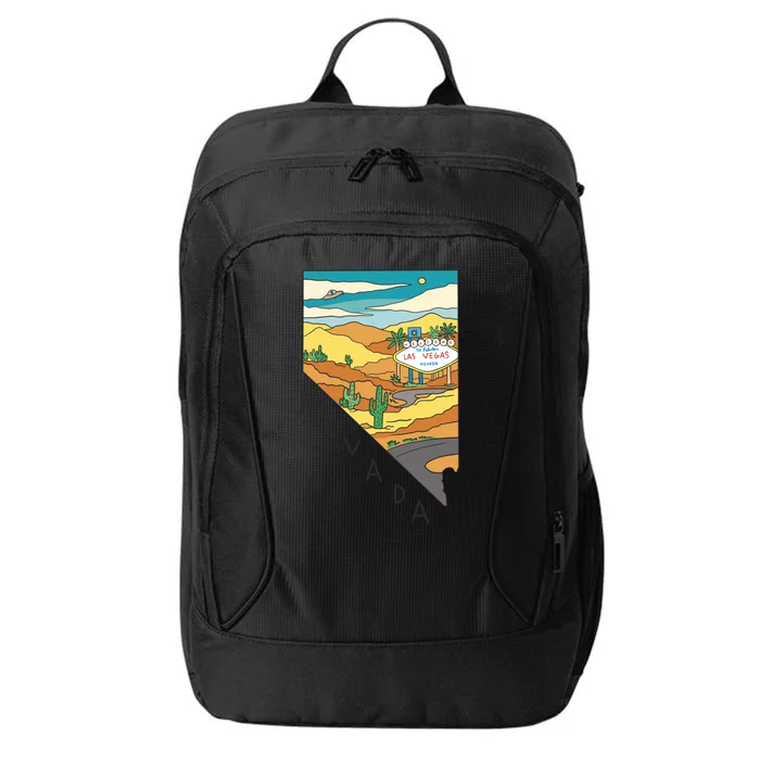 Nevada Retro Las Vegas City Backpack