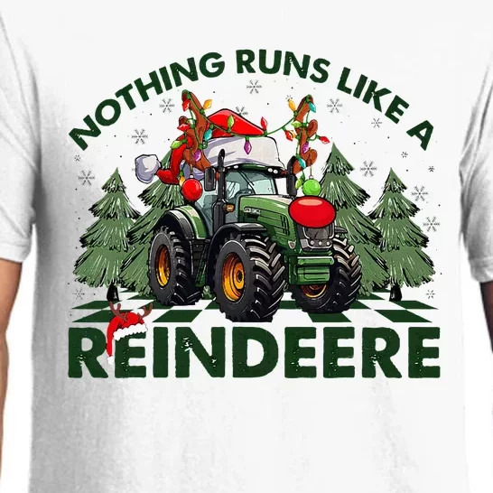 Nothing Runs Like A Reindeere Christmas Monster Truck Pajama Set