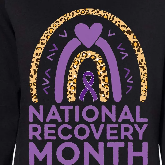 National Recovery Month Warrior Addiction Recovery Awareness Womens California Wash Sweatshirt