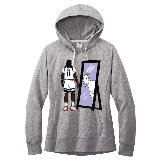 Reid Mirror Goat Women's Fleece Hoodie