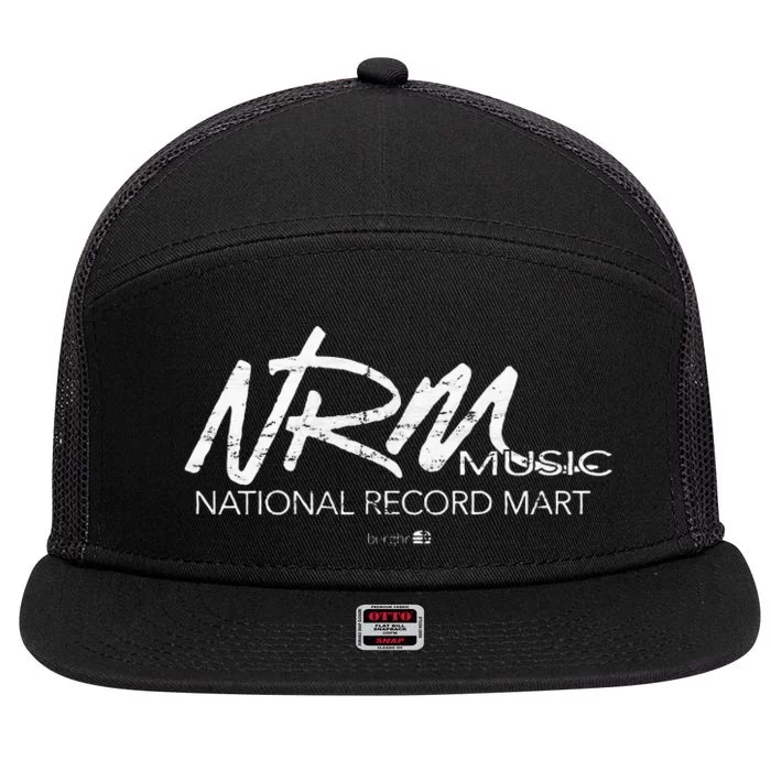 National Record Mart 7 Panel Mesh Trucker Snapback Hat