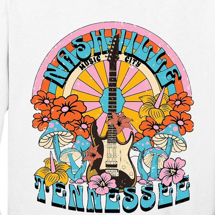 Nashville Retro Music City Trip Nash Bash Bach Long Sleeve Shirt