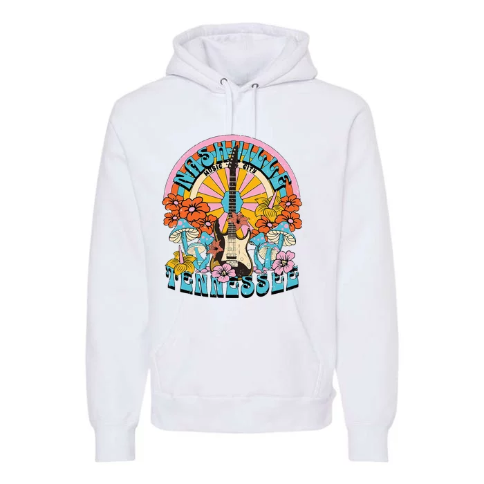 Nashville Retro Music City Trip Nash Bash Bach Premium Hoodie