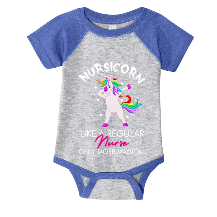 Nursicorn Regular More Magical Unicorn Nurse Funny Nurses Cool Gift Infant Baby Jersey Bodysuit