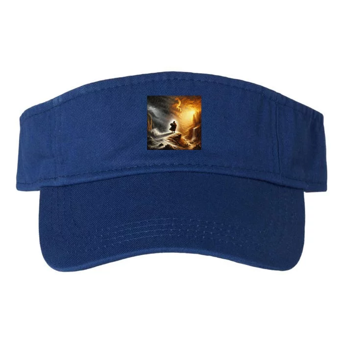 Neither Rain Nor Snow Renaissance Style Art Valucap Bio-Washed Visor