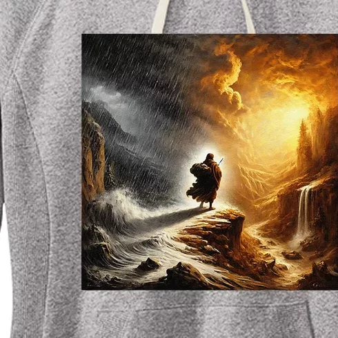 Neither Rain Nor Snow Renaissance Style Art Women's Fleece Hoodie