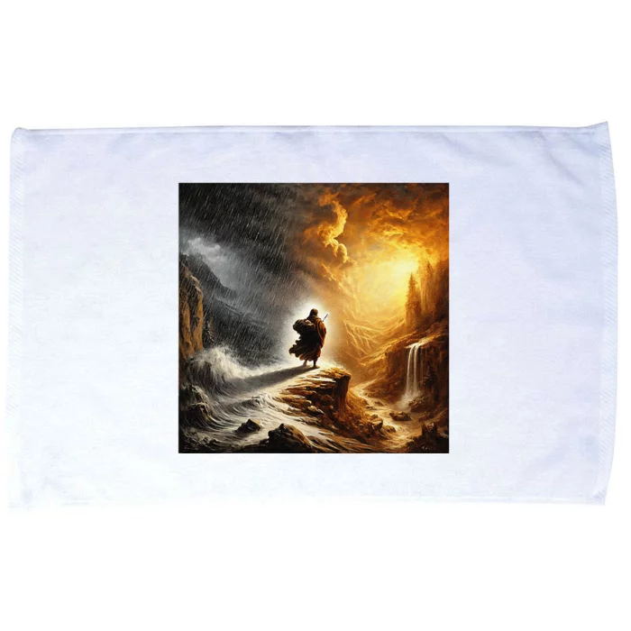 Neither Rain Nor Snow Renaissance Style Art Microfiber Hand Towel