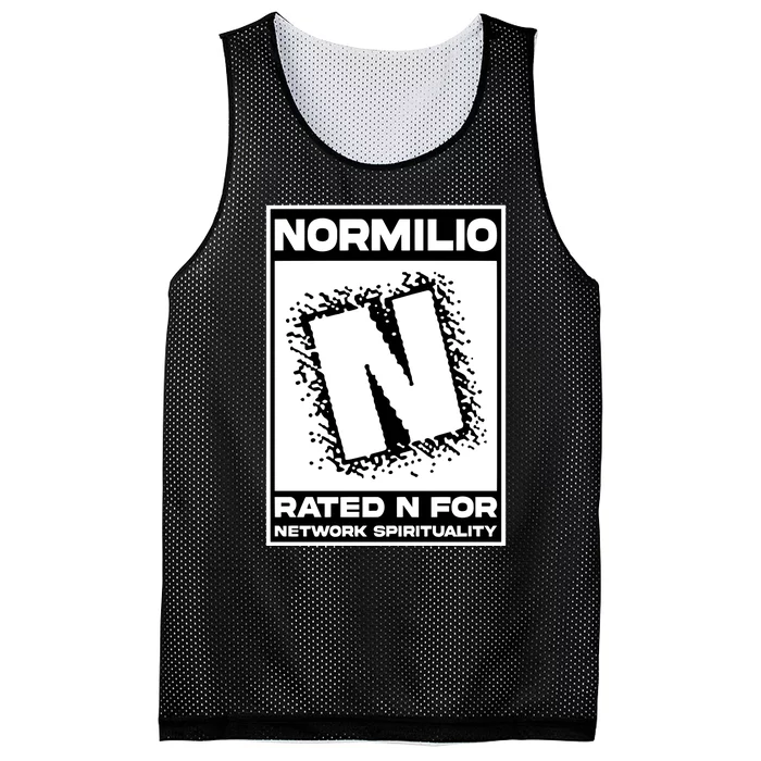 Normilio Rated N For Network Spirituality Mesh Reversible Basketball Jersey Tank