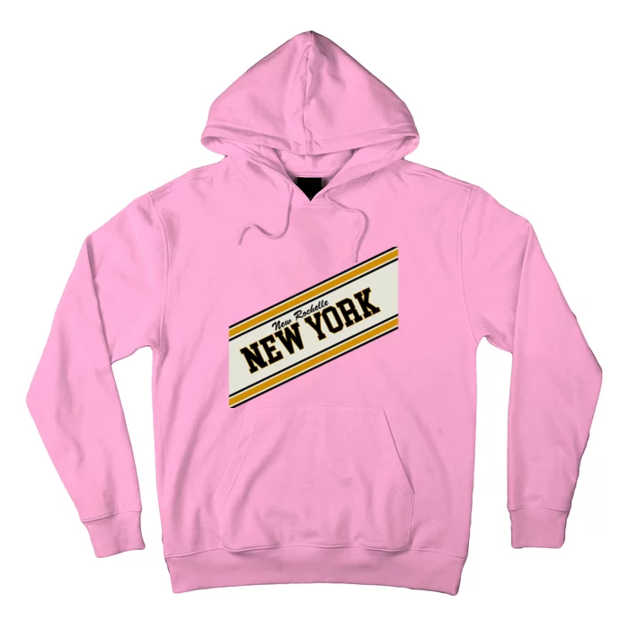 New Rochelle New York Varsity Logo Hoodie